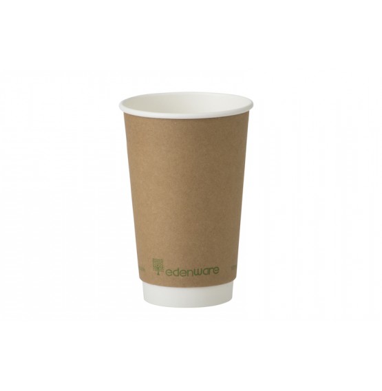 Edenware Double Wall Kraft Hot Cup