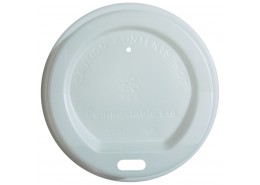 CPLA Coffee Cup Sip Lid White