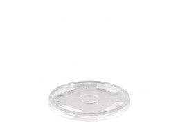 PLA Flat Lid with Straw Slot