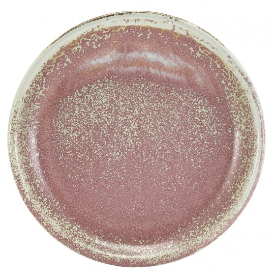 Terra Porcelain Rose Coupe Plate