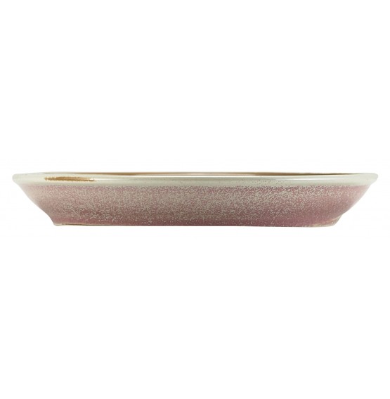 Terra Porcelain Rose Coupe Plate
