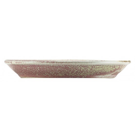 Terra Porcelain Rose Coupe Plate