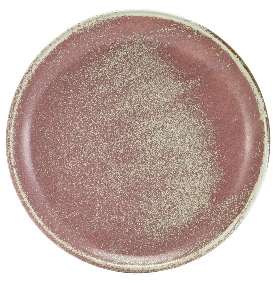 Terra Porcelain Rose Coupe Plate