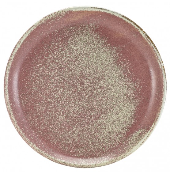 Terra Porcelain Rose Coupe Plate