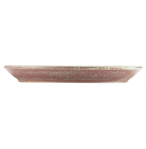 Terra Porcelain Rose Coupe Plate