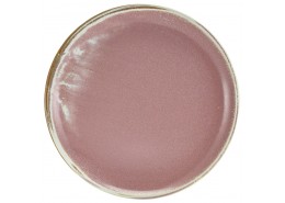 Terra Porcelain Rose Coupe Plate