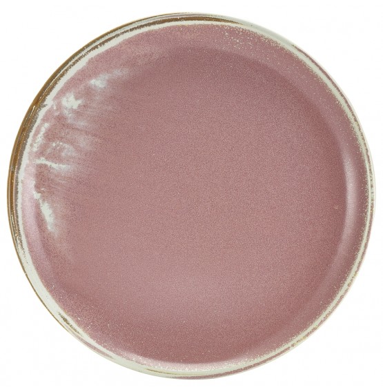 Terra Porcelain Rose Coupe Plate