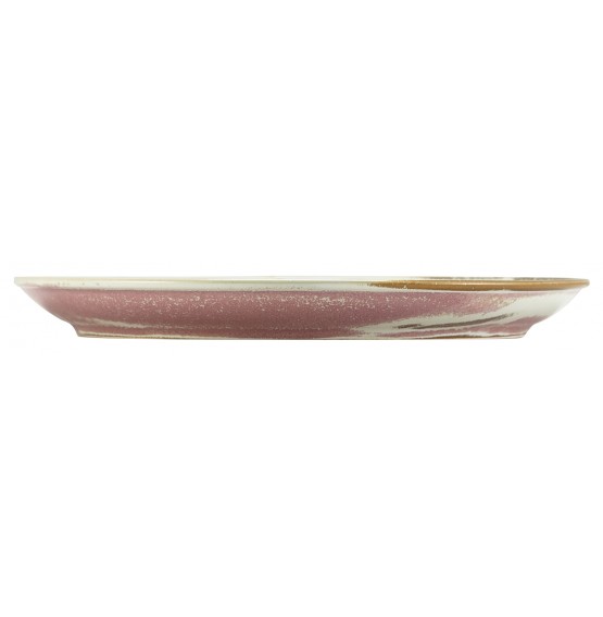 Terra Porcelain Rose Coupe Plate
