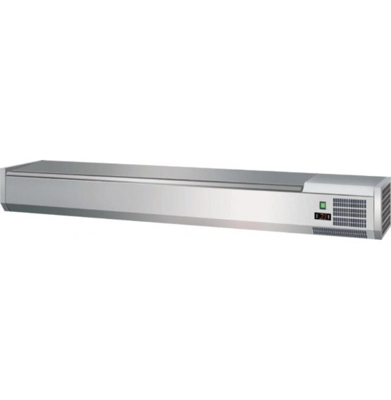 4 x 1/3GN Stainless Steel Topping Unit