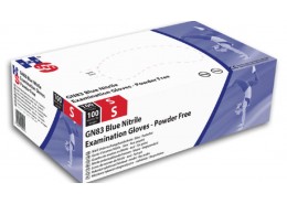 Blue Unpowdered Nitrile Gloves