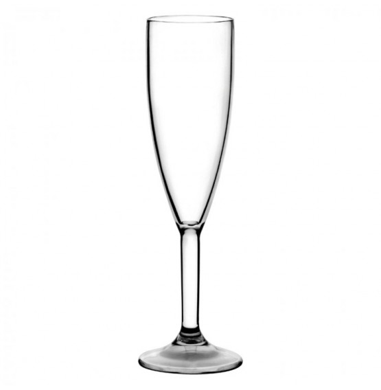 Polycarbonate Flute Glass