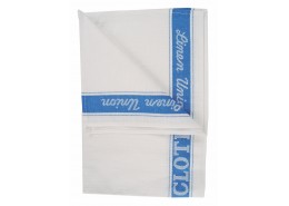 Linen Glass Cloth Blue/White