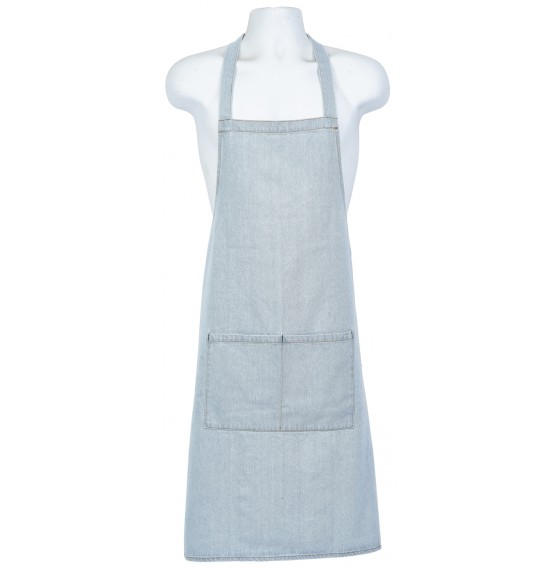 Light Blue Denim Bib Apron
