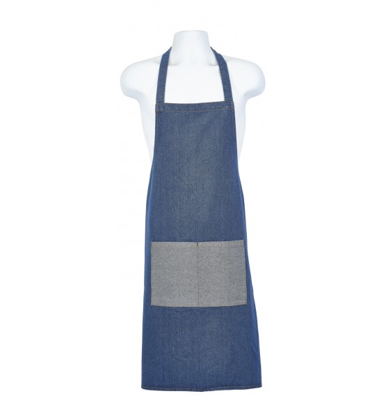 Double Denim Bib Apron