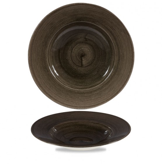 Patina Iron Black Wide RIm Bowl