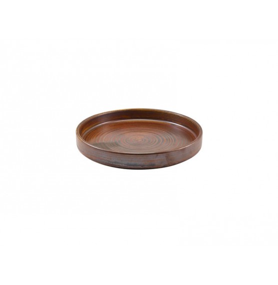 Terra Porcelain Rustic Copper Presentation Plate