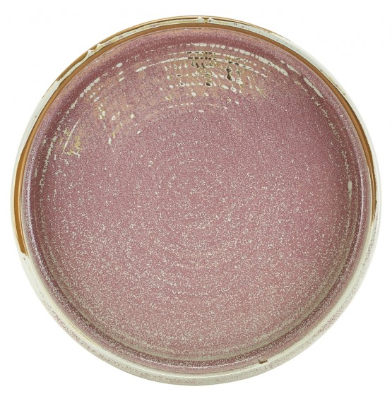 Terra Porcelain Rose Presentation Plate