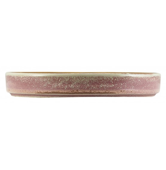 Terra Porcelain Rose Presentation Plate