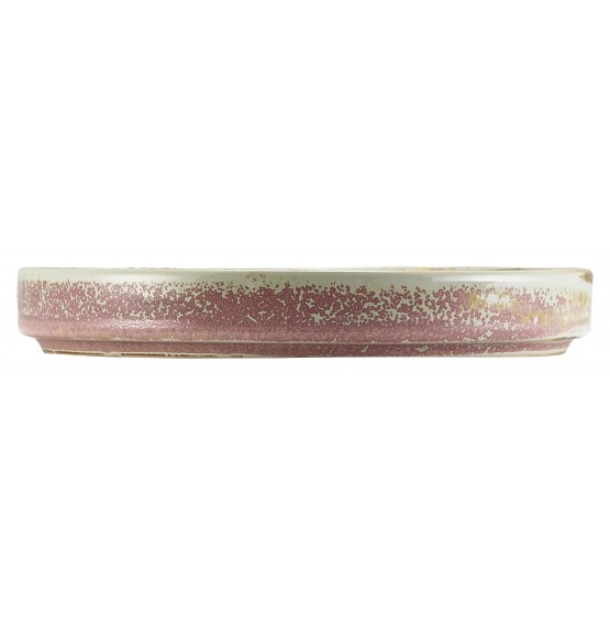 Terra Porcelain Rose Presentation Plate