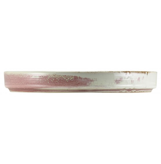 Terra Porcelain Rose Presentation Plate