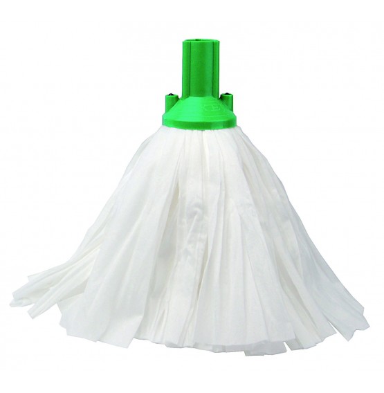 Big White Exel Socket Mop Green