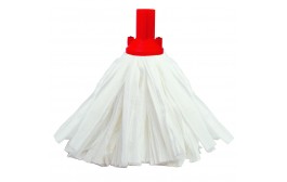Big White Exel Socket Mop Red
