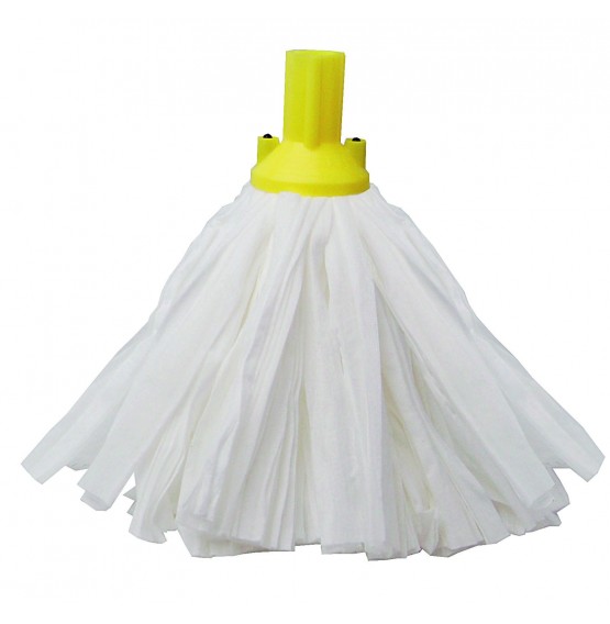 Big White Exel Socket Mop Yellow
