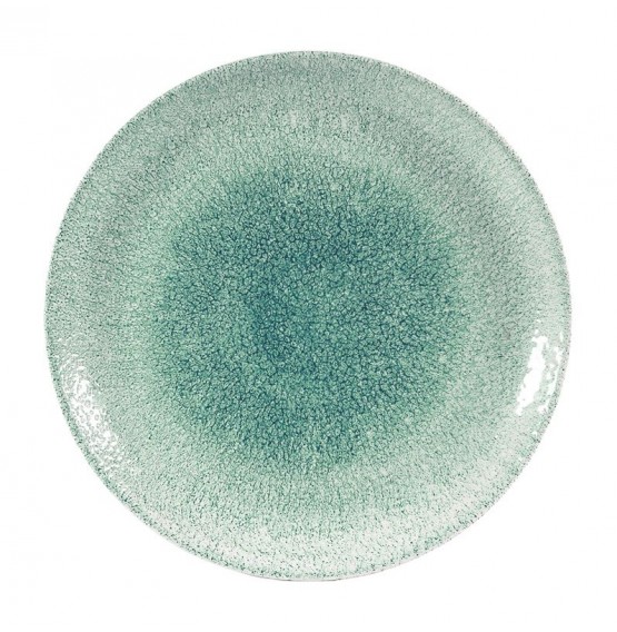 Raku Jade Green Coupe Plate