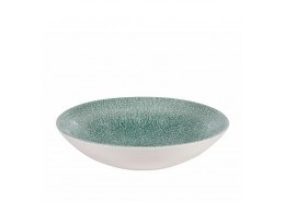 Raku Jade Green Coupe Bowl