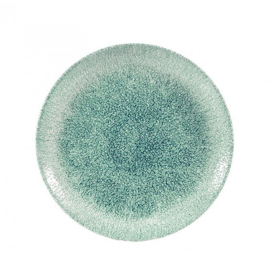 Raku Jade Green Coupe Plate