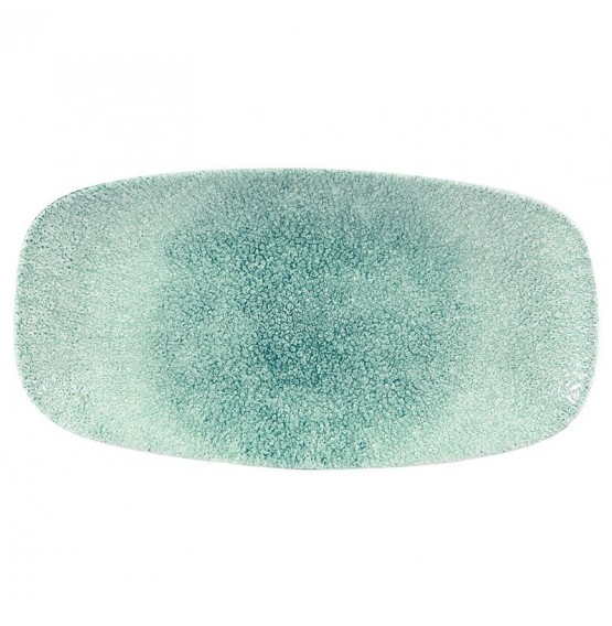 Raku Jade Green Chefs' Oblong Plate No.3