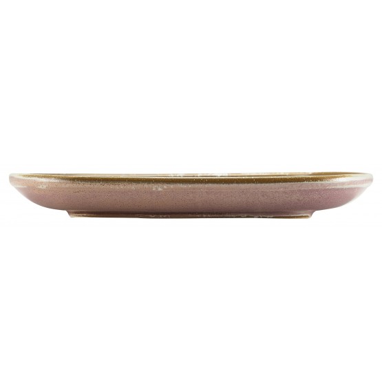 Terra Porcelain Rose Rectangular Plate