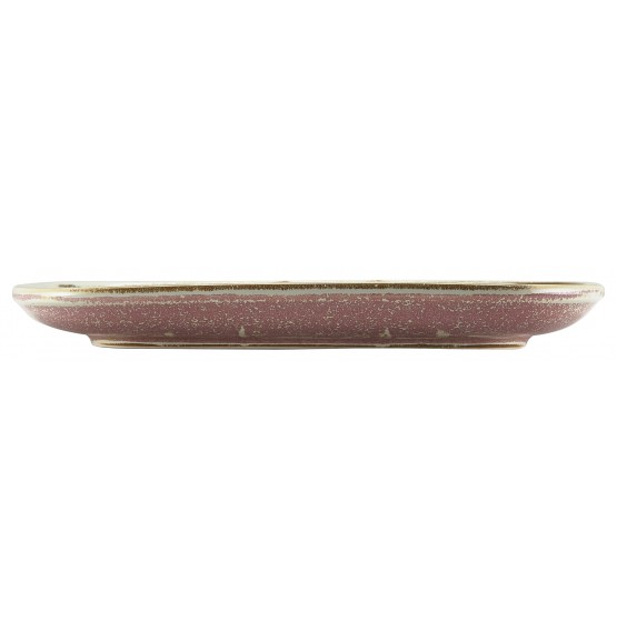 Terra Porcelain Rose Rectangular Plate