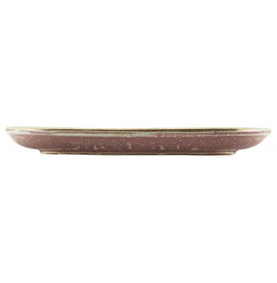 Terra Porcelain Rose Rectangular Plate