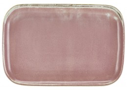 Terra Porcelain Rose Rectangular Plate