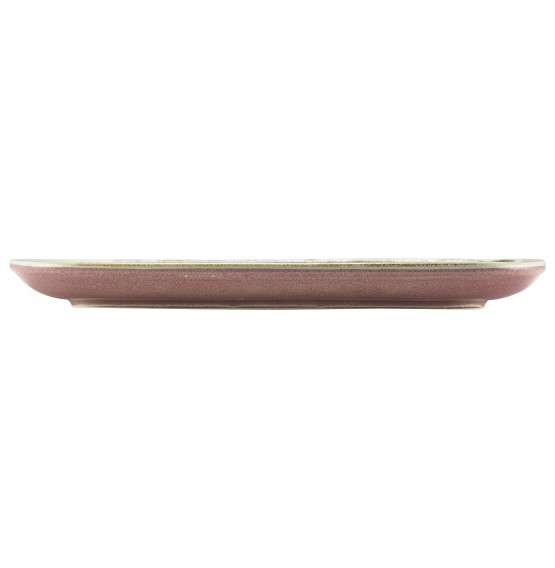 Terra Porcelain Rose Rectangular Plate