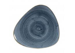 Stonecast Blueberry Triangle Plate