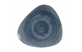 Stonecast Blueberry Triangle Plate