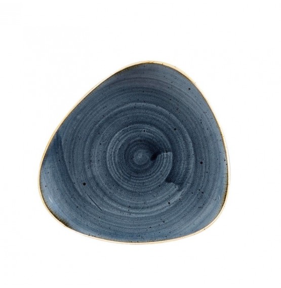 Stonecast Blueberry Triangle Plate