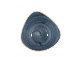 Stonecast Blueberry Triangle Bowl