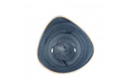 Stonecast Blueberry Triangle Bowl