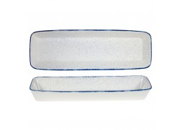 Stonecast Hints Indigo Blue Rectangular Baking Dish