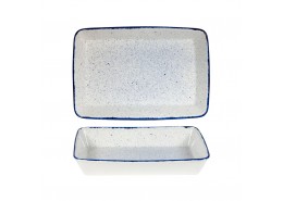 Stonecast Hints Indigo Blue Rectangular Baking Dish