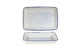 Stonecast Hints Indigo Blue Rectangular Baking Dish