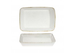 Stonecast Hints Barley White Rectangular Baking Dish