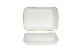 Stonecast Hints Barley White Rectangular Baking Dish