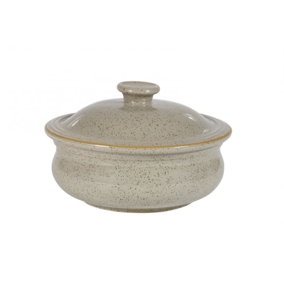 Stonecast Peppercorn Grey Lidded Stew Pot