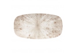 Stone Agate Grey Chefs' Oblong Plate No.4