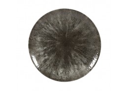 Stone Quartz Black Coupe Plate