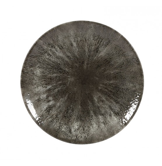 Stone Quartz Black Coupe Plate